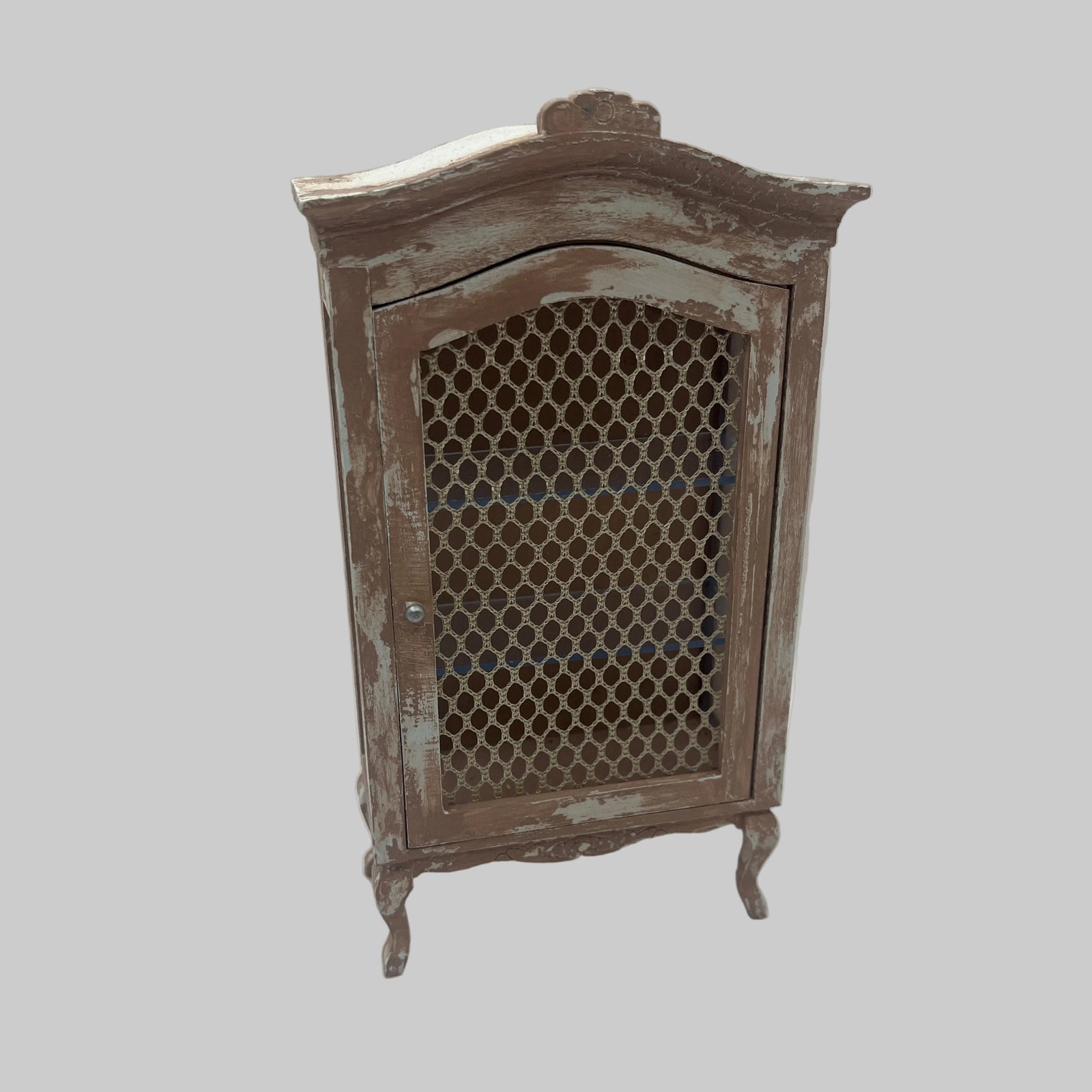 Dolls house French shabby chic cabinet
