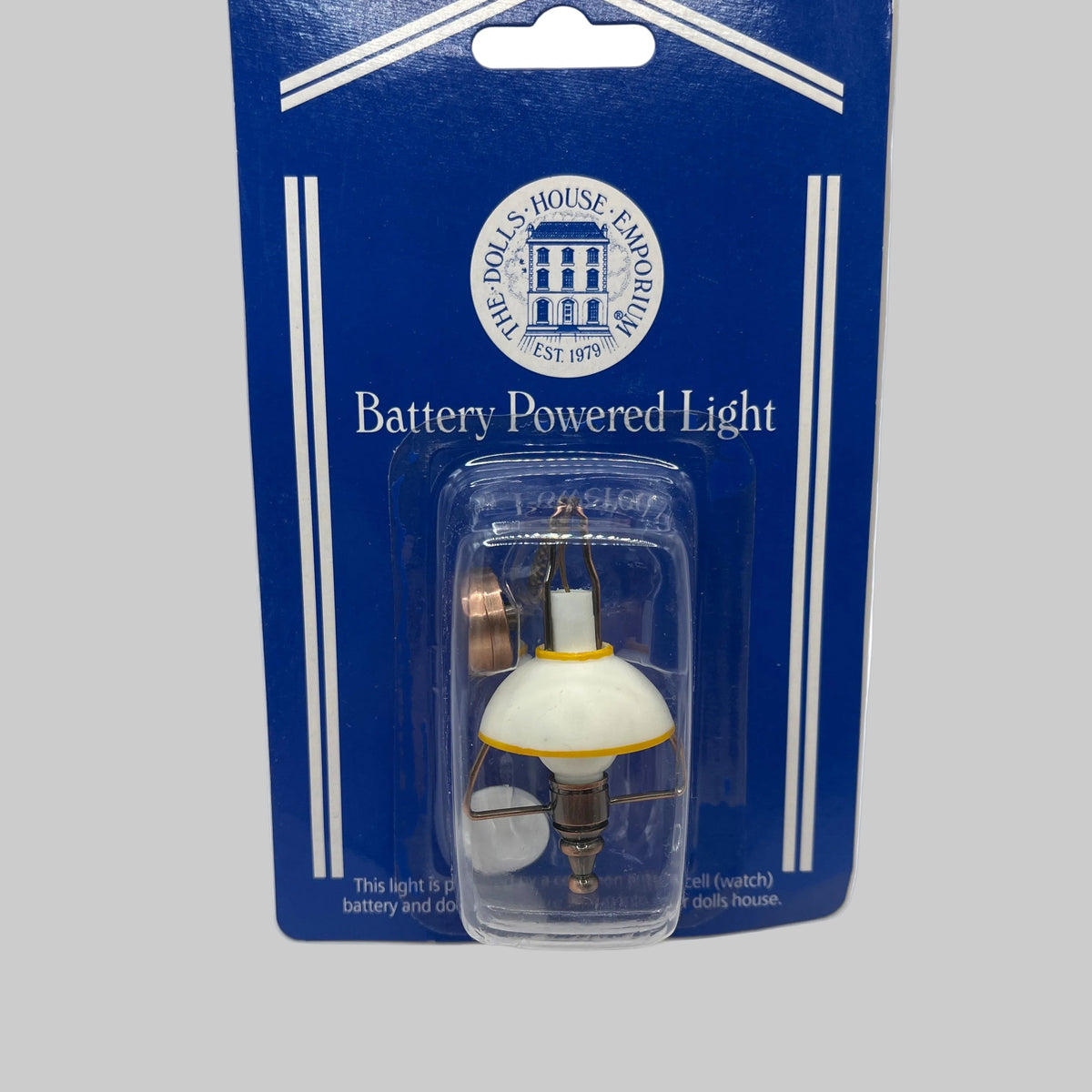 Dolls house LED battery gas style ceiling light