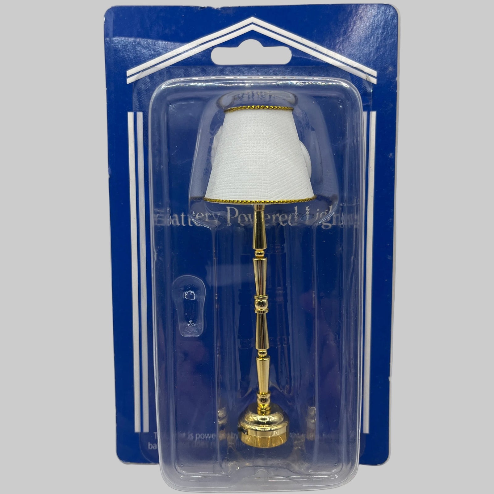 Dolls house battery LED standard lamp