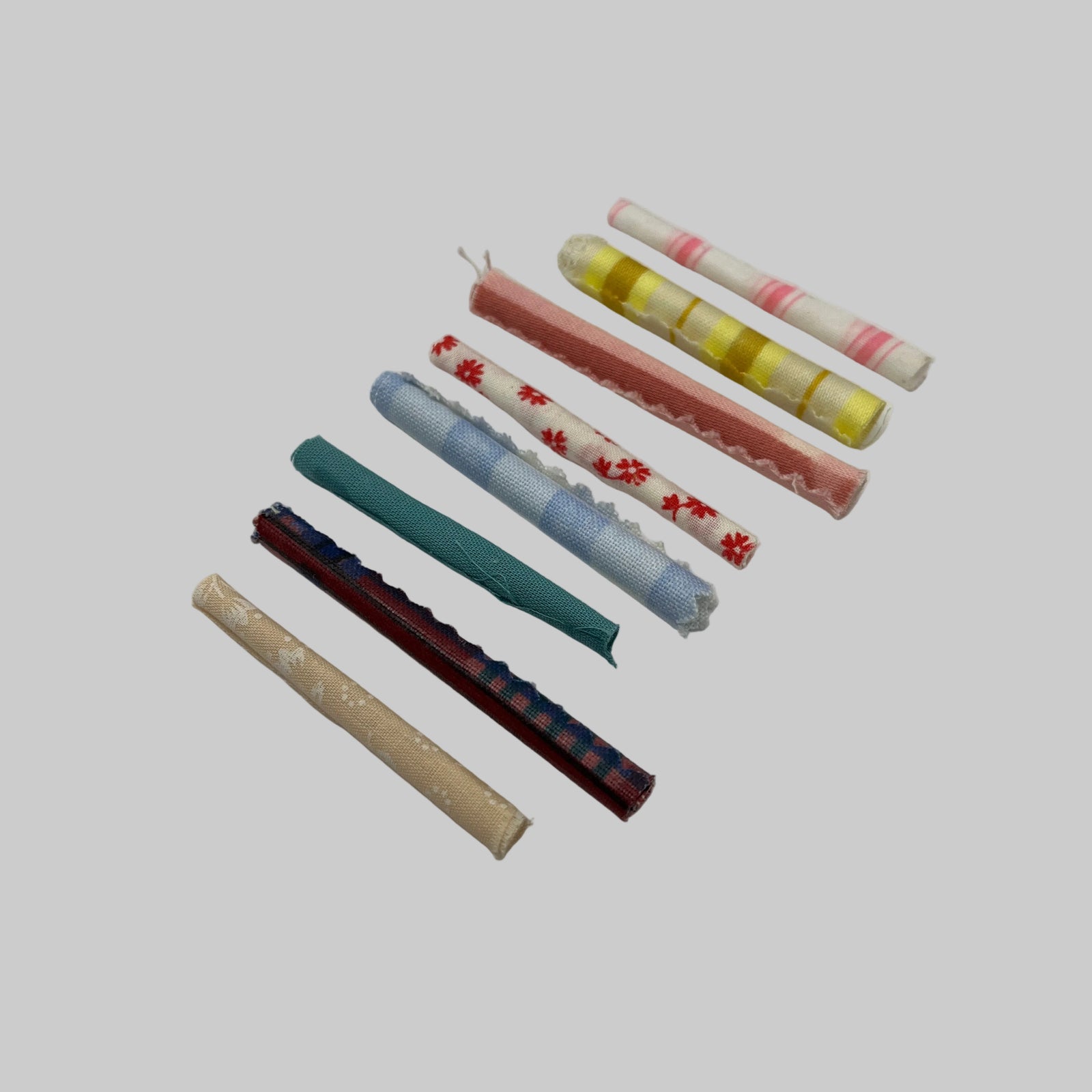 Dolls house bolts of material