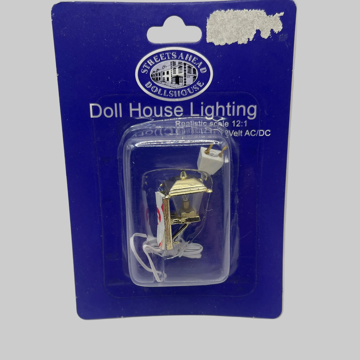 Dolls house brass carriage lamp