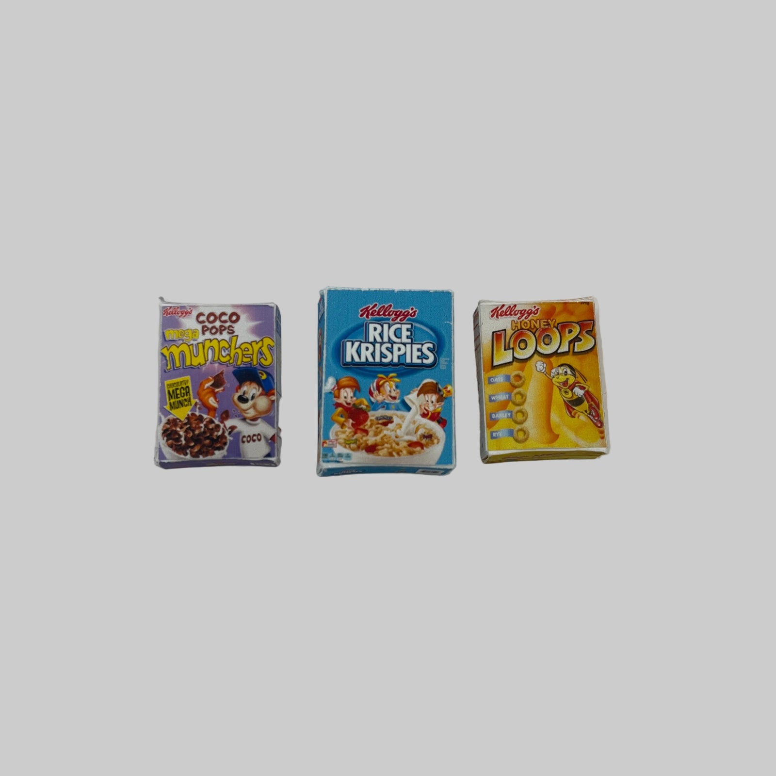Dolls house breakfast cereals
