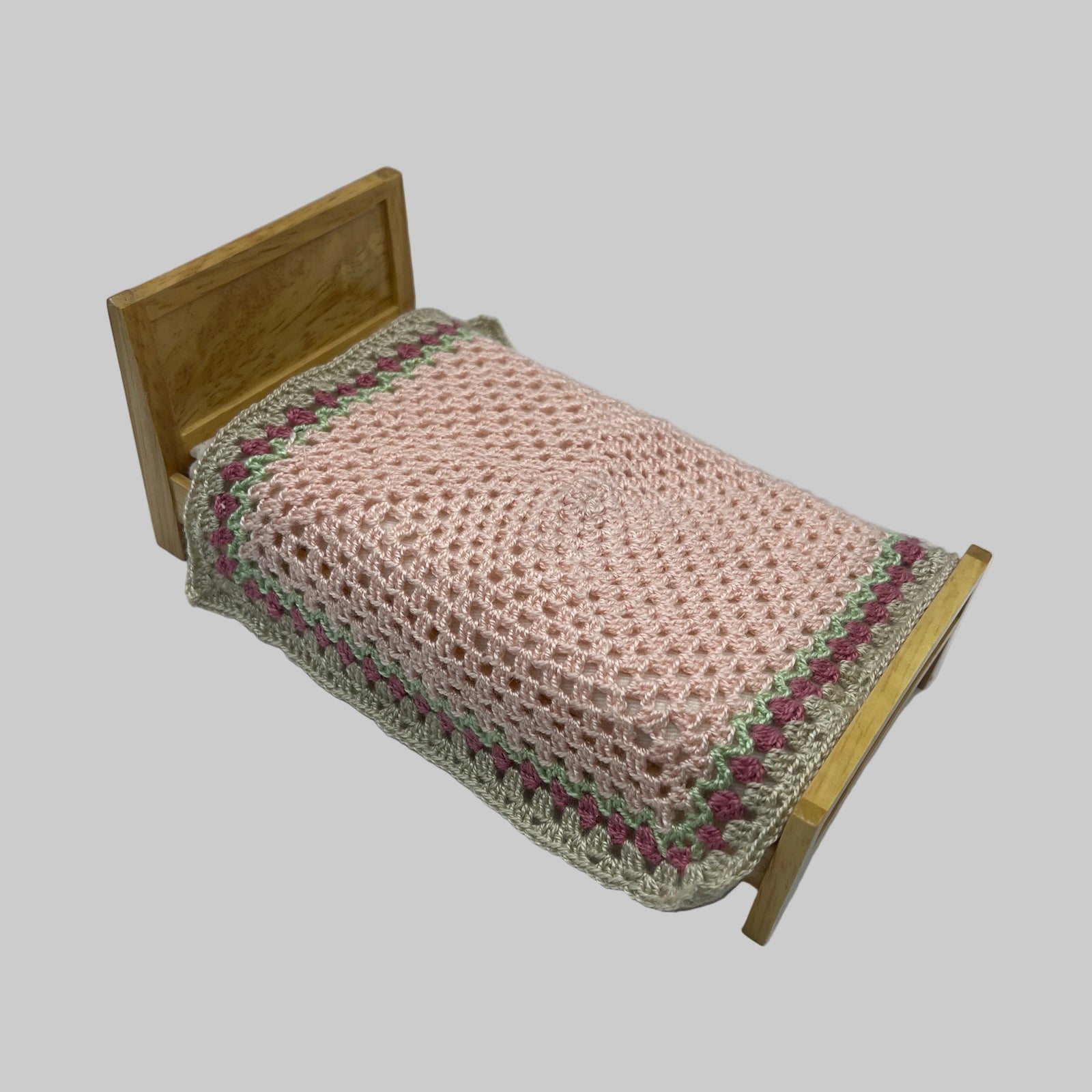 Dolls house crochet blanket