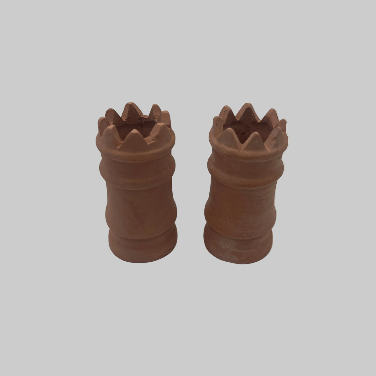 Dolls house crown chimney pots