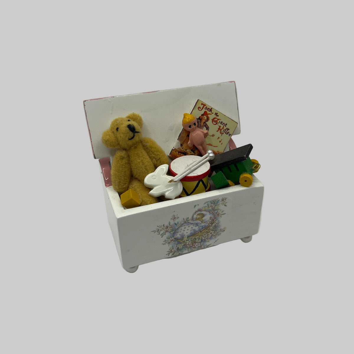Dolls house filled toy box