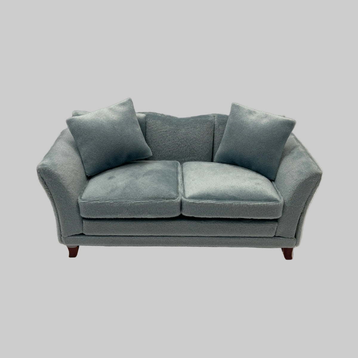 Dolls house Modern grey sofa