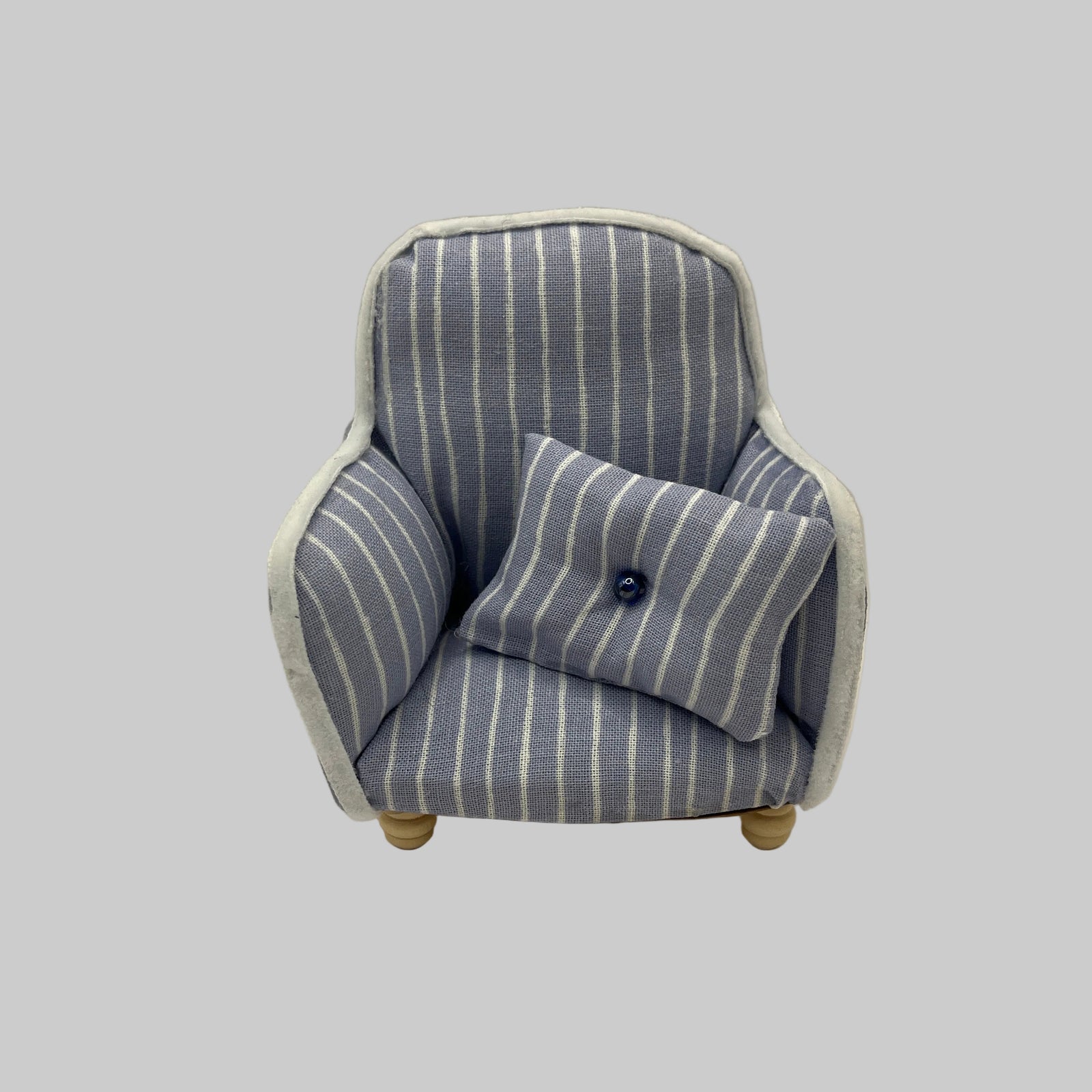 Dolls house handmade armchair