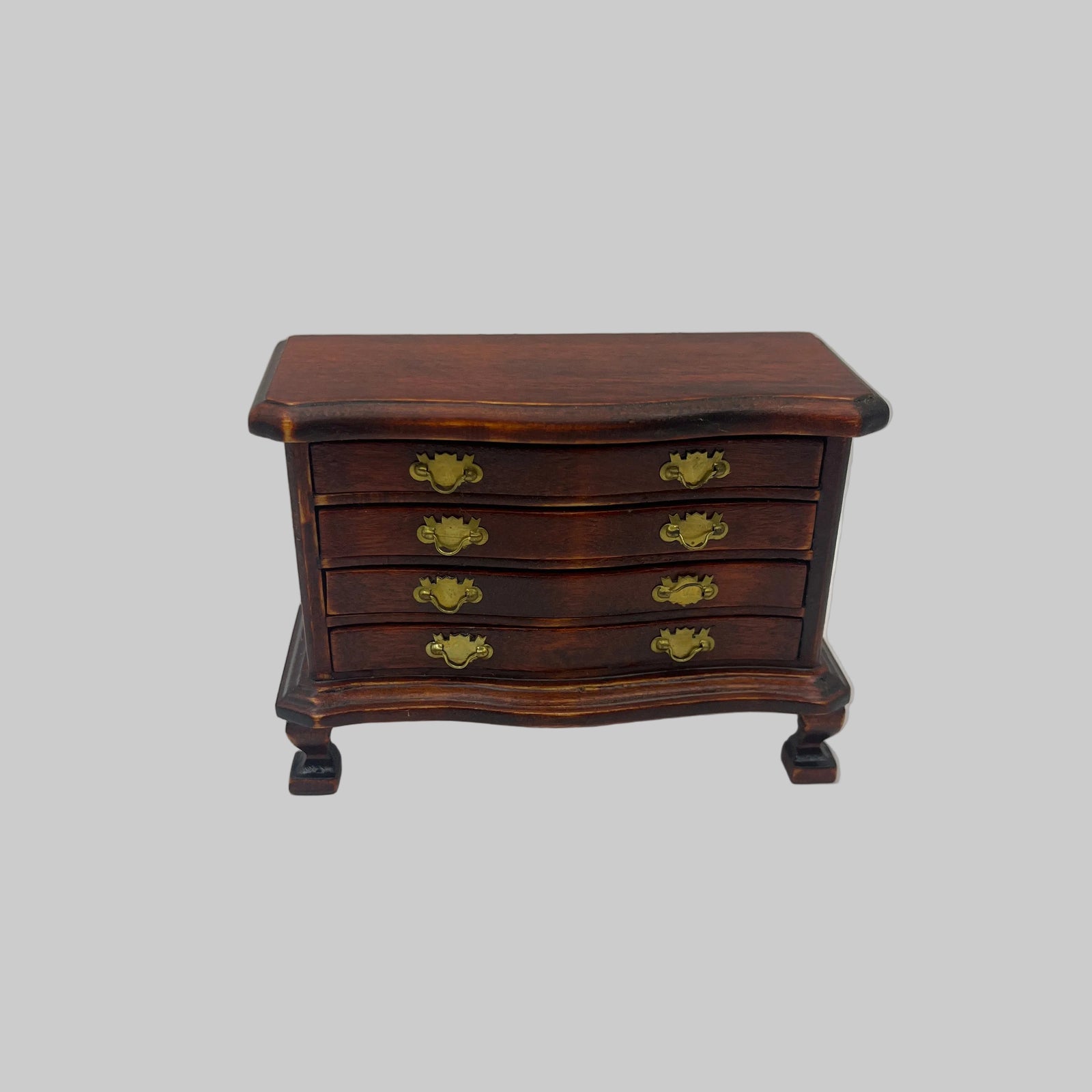 Dolls house mahogany drawers