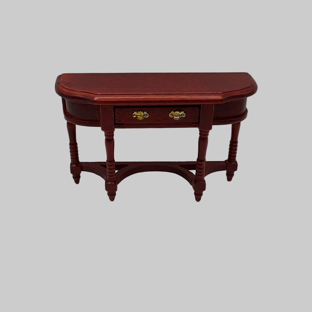 Dolls house Mahogany hall table