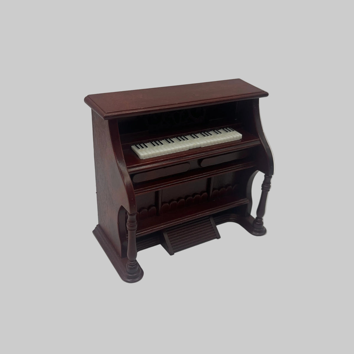 Dolls house mahogany organ