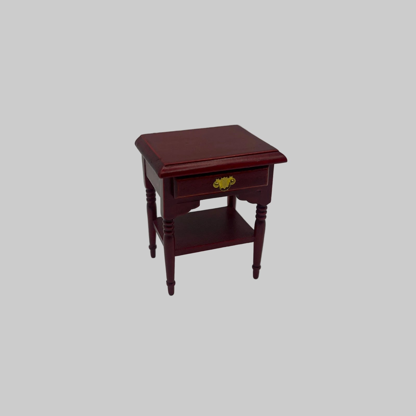 Dolls house mahogany side table