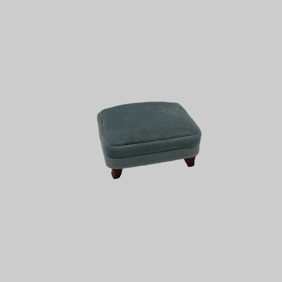 Dolls house Modern grey footstool