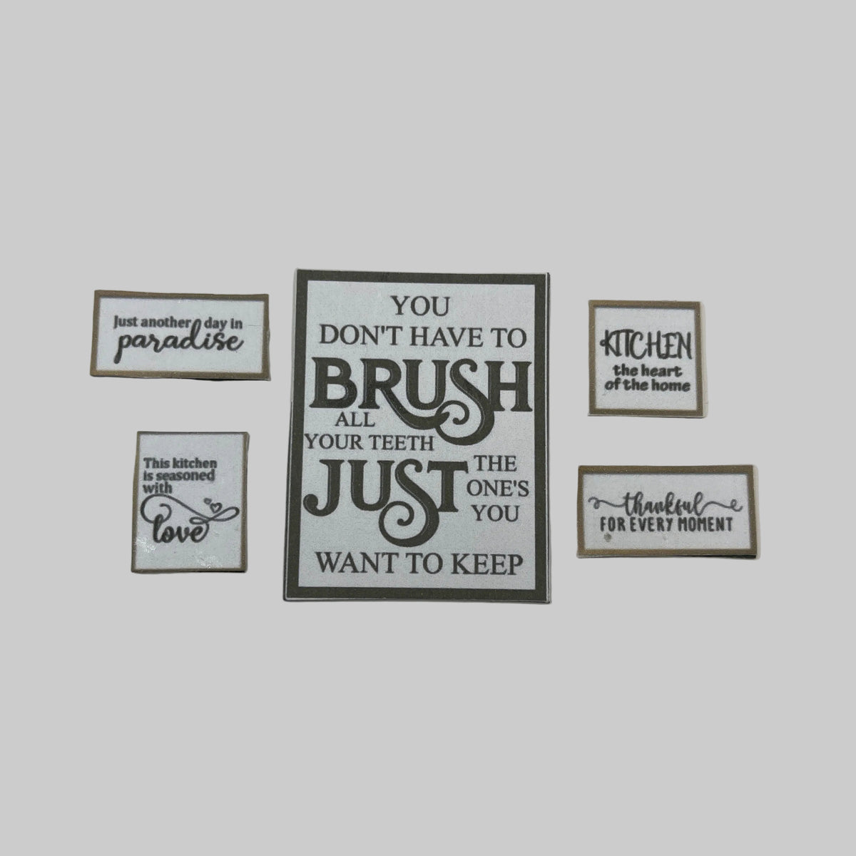 Dolls house modern wall art