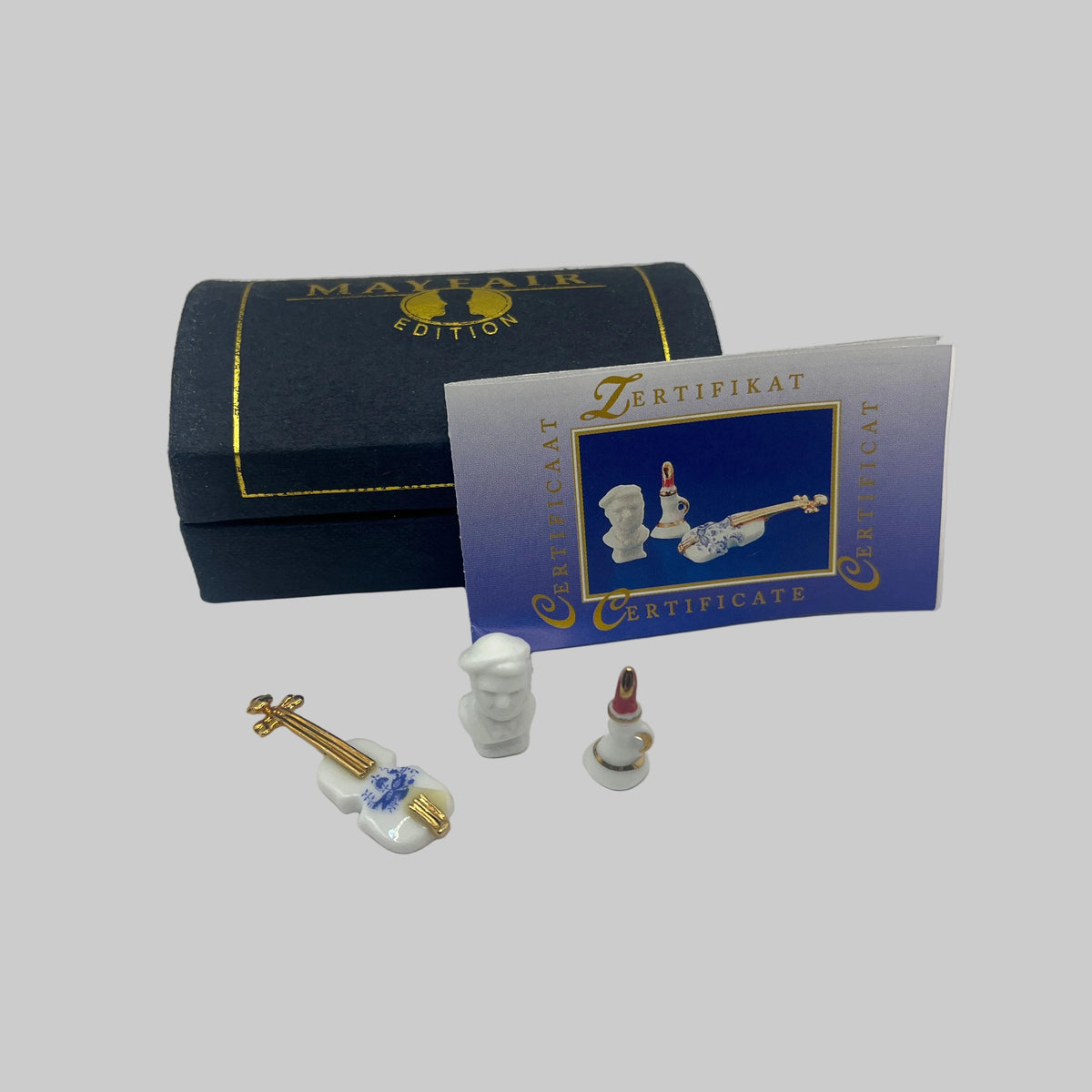 Dolls house music room decor set