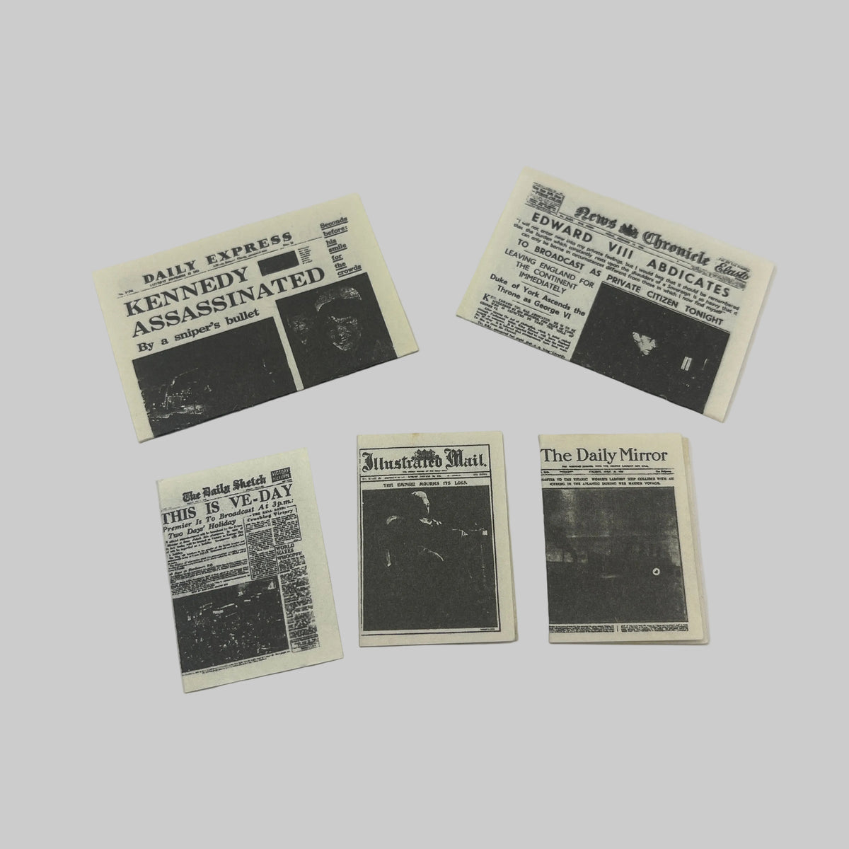 Dolls house Newspapers