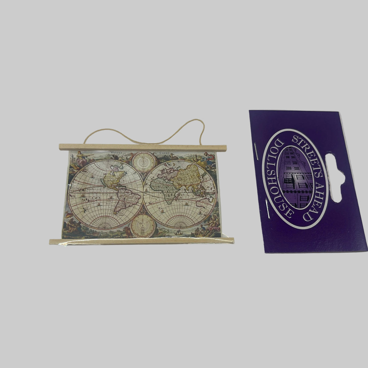 Dolls house Old World map