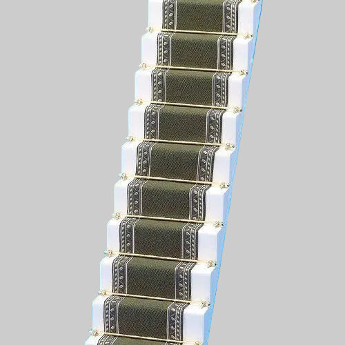 Dolls house ollive green stair carpet