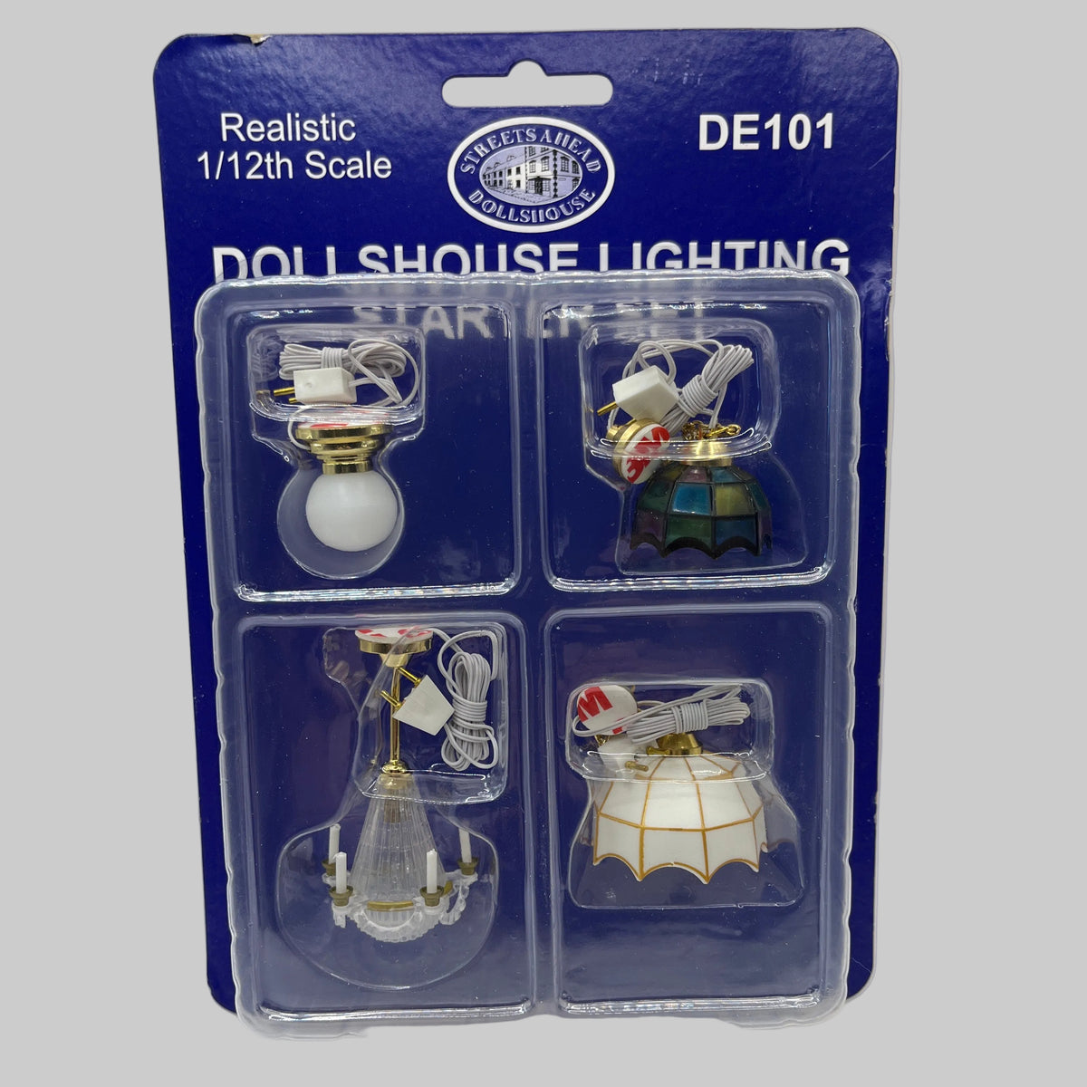 Dolls house Pack of 4 electric ceiling lights