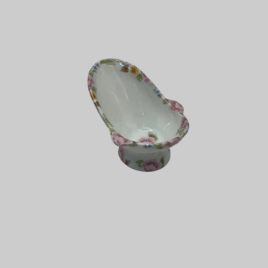 Dolls house Pink floral hip bath