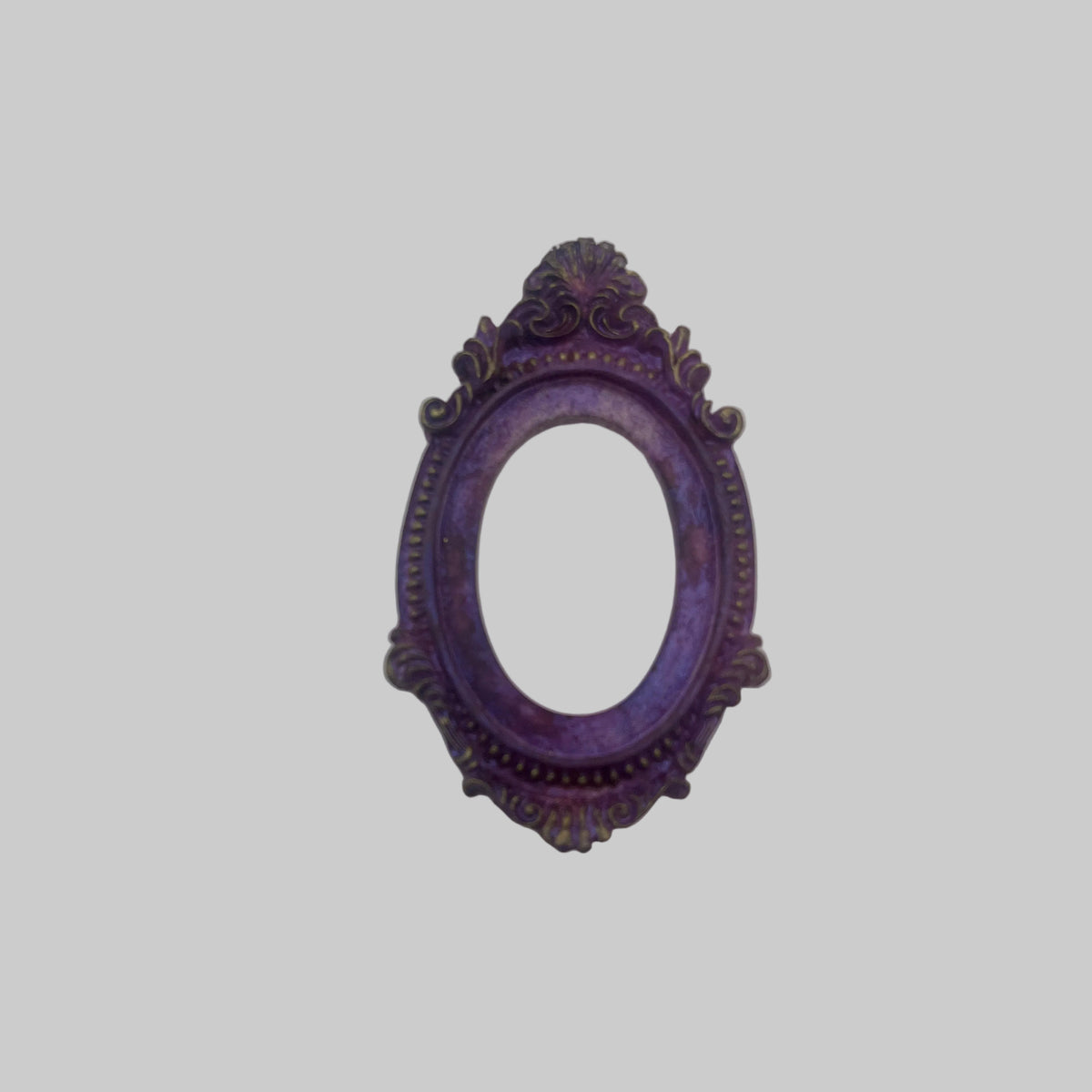 Dolls house purple frame