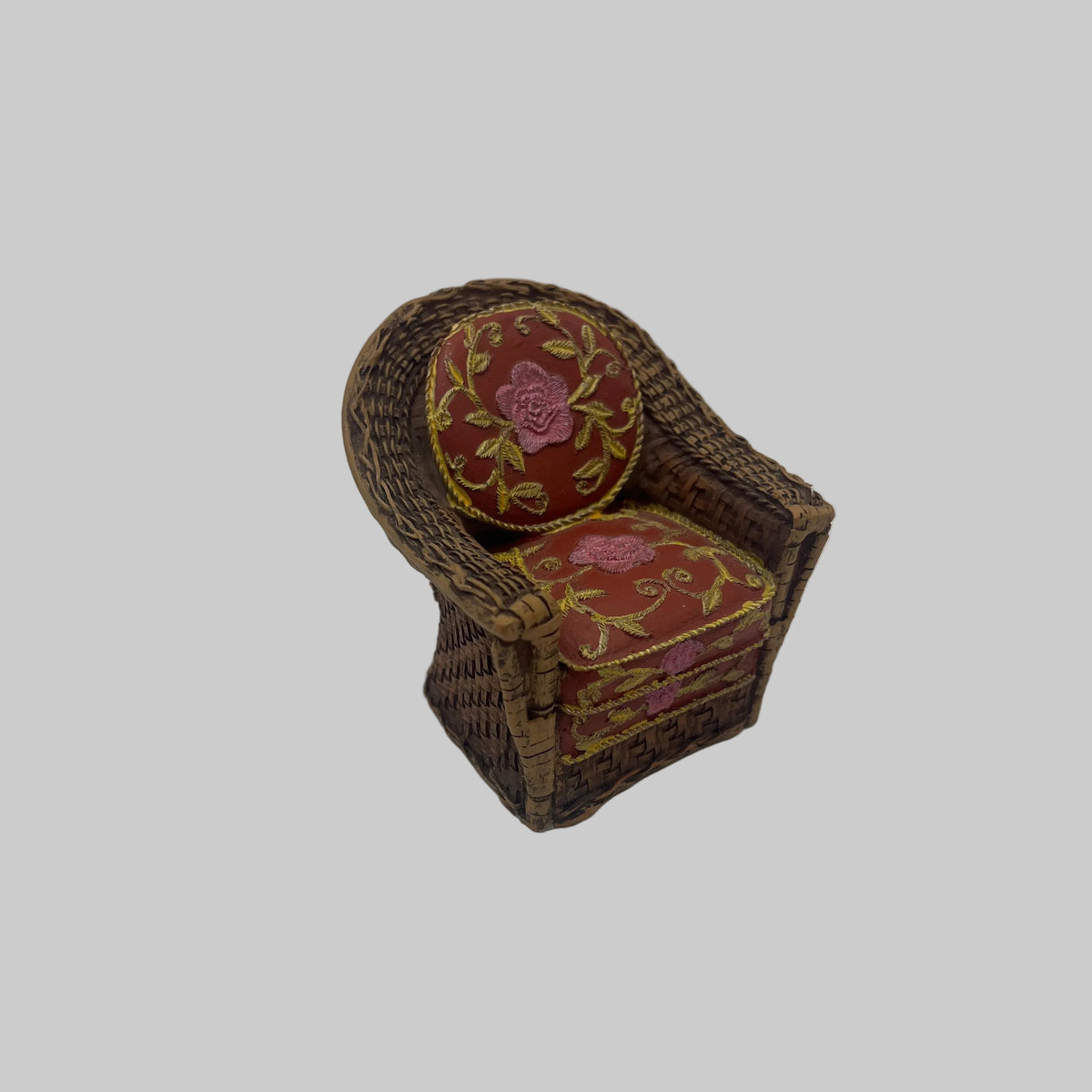 Dolls house resin conservatory chair
