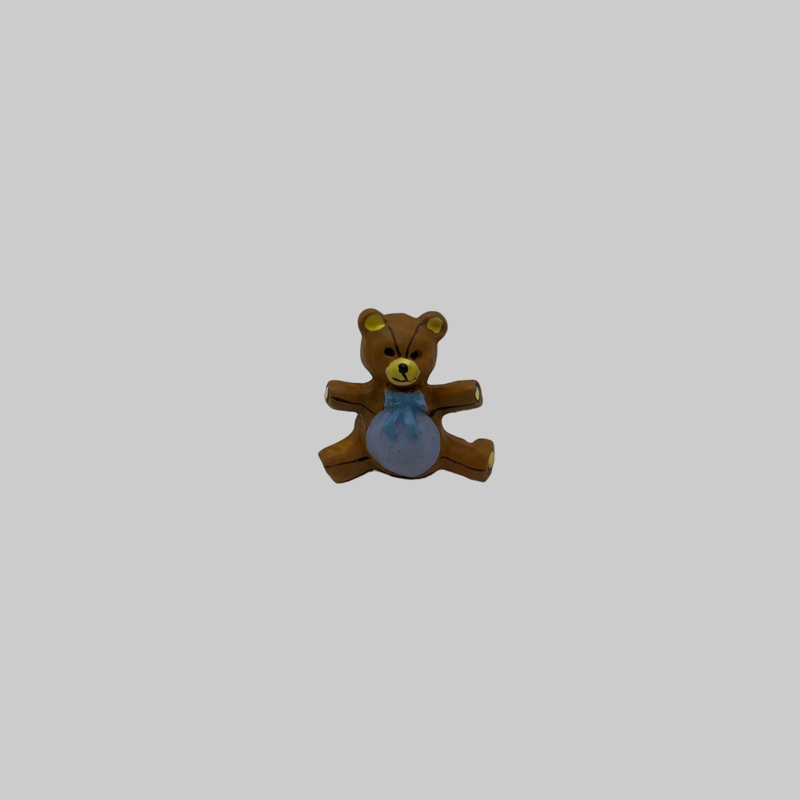 Dolls house resin teddy bear toy
