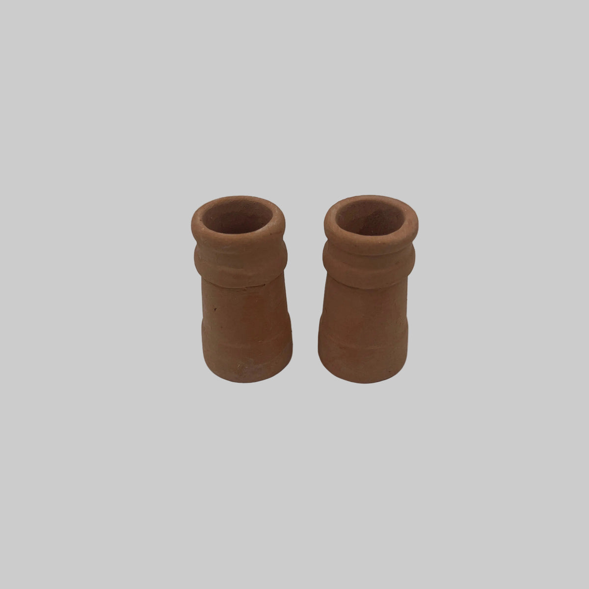 Dolls house round chimney pots