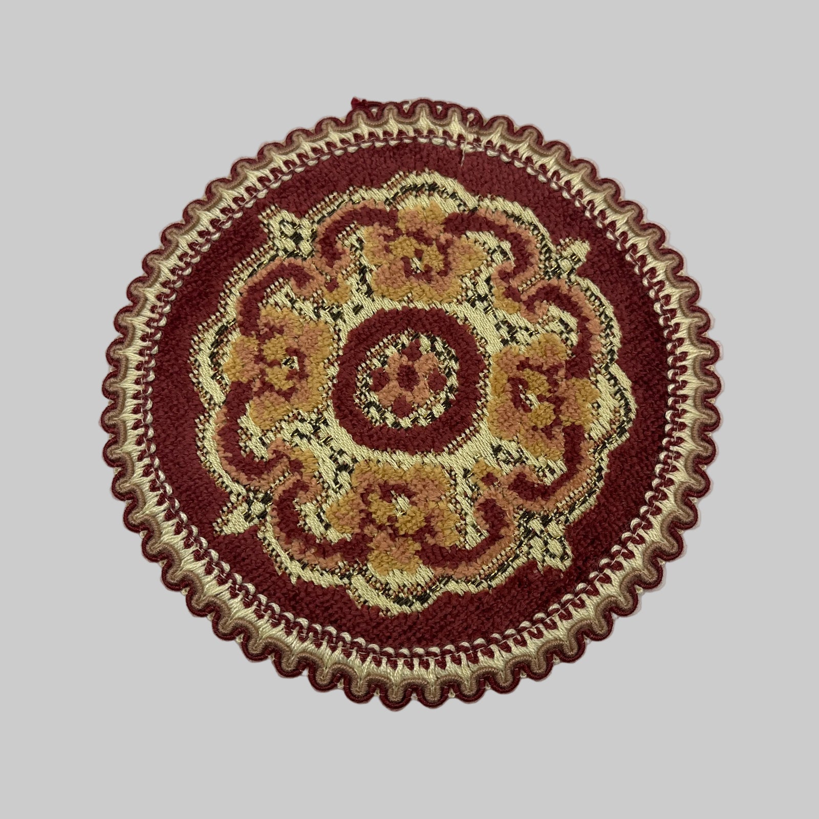 Dolls house round rug