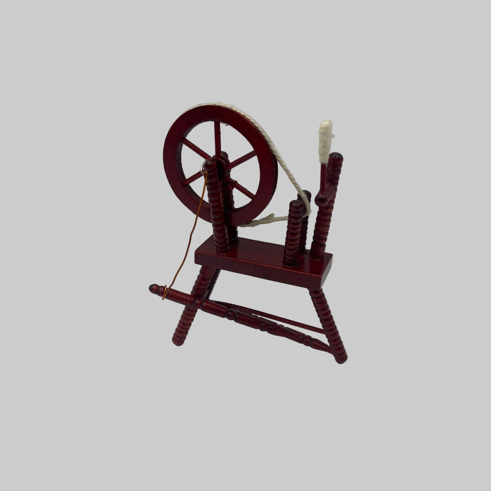 Dolls house spinning wheel