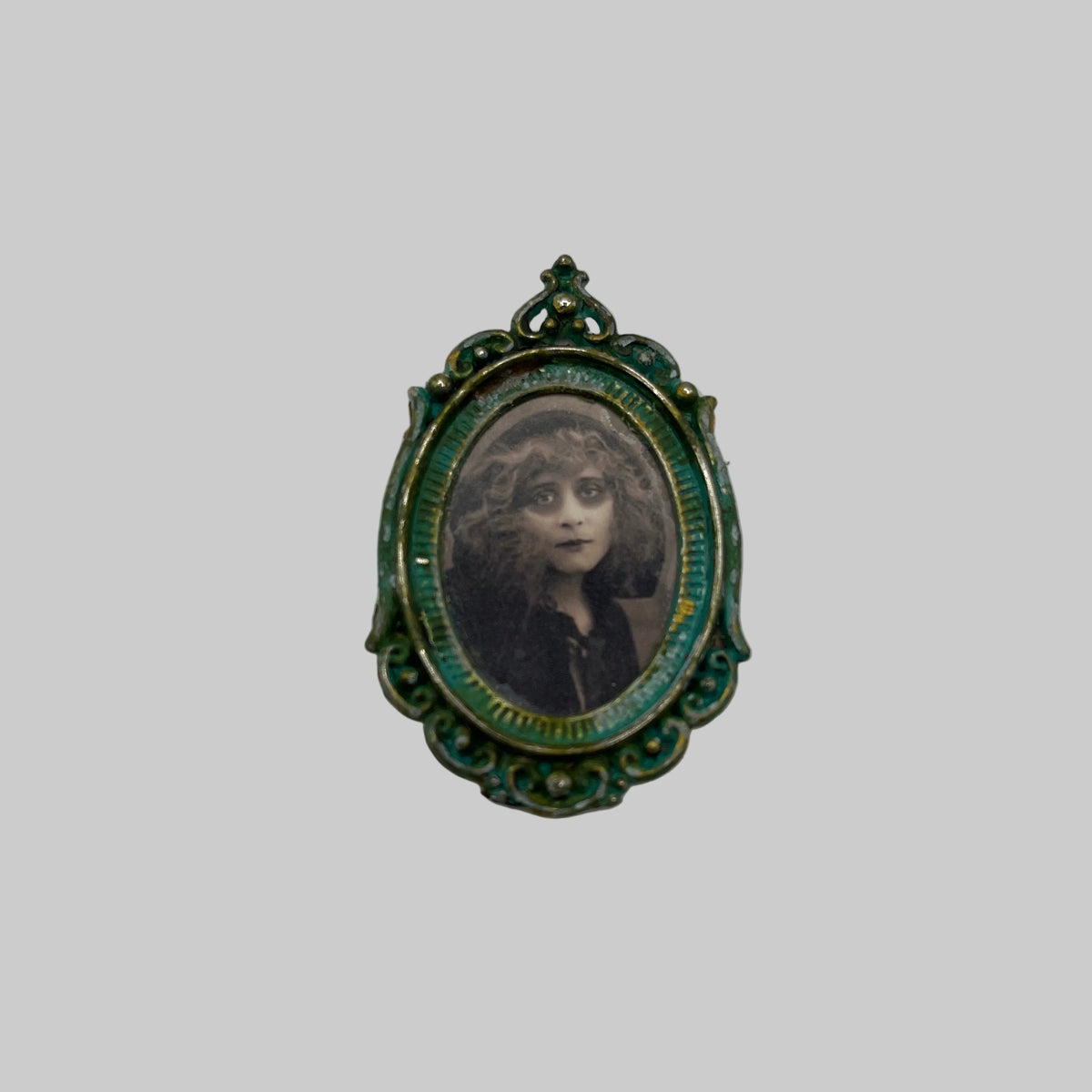 Dolls house spooky framed photo