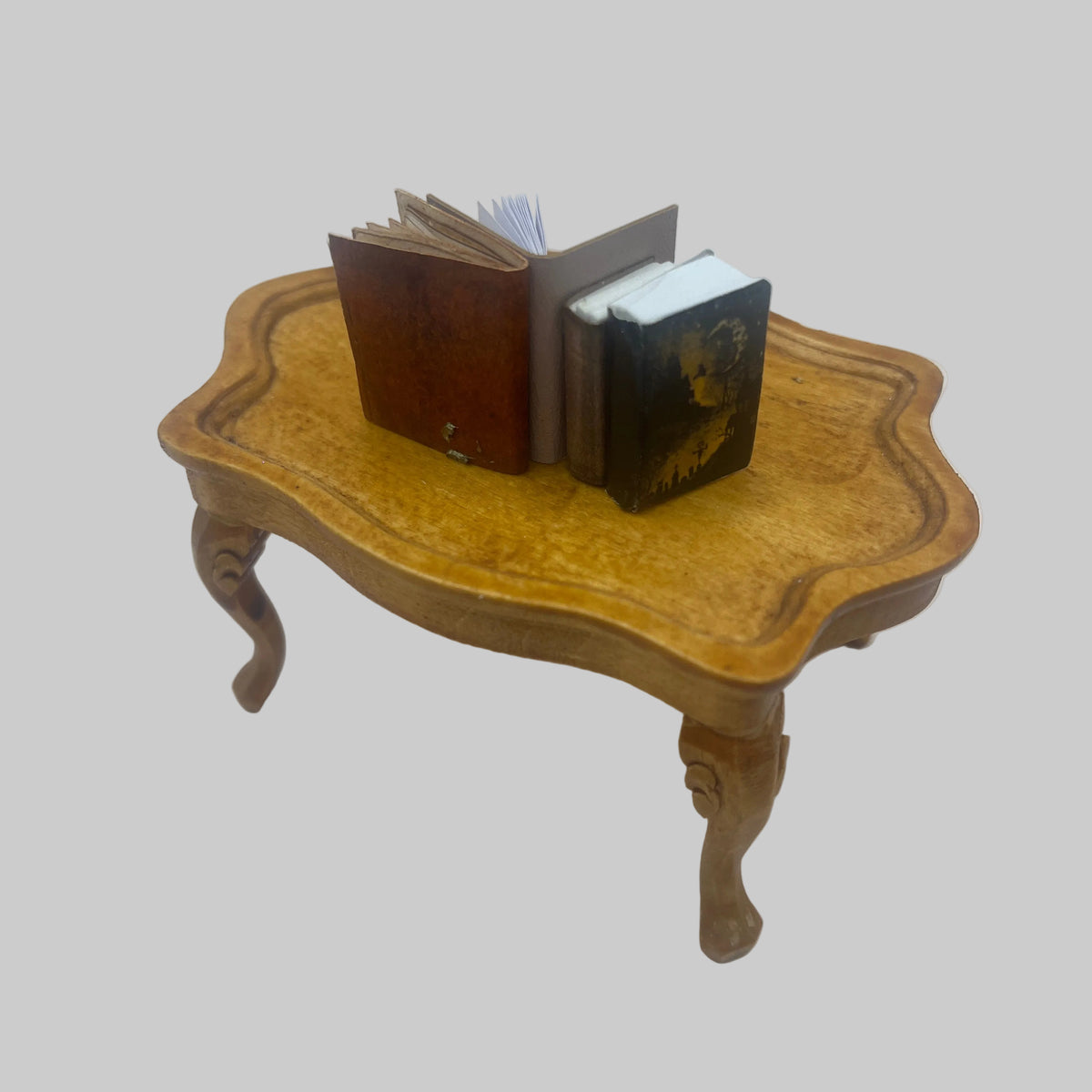Dolls house stack of books 2
