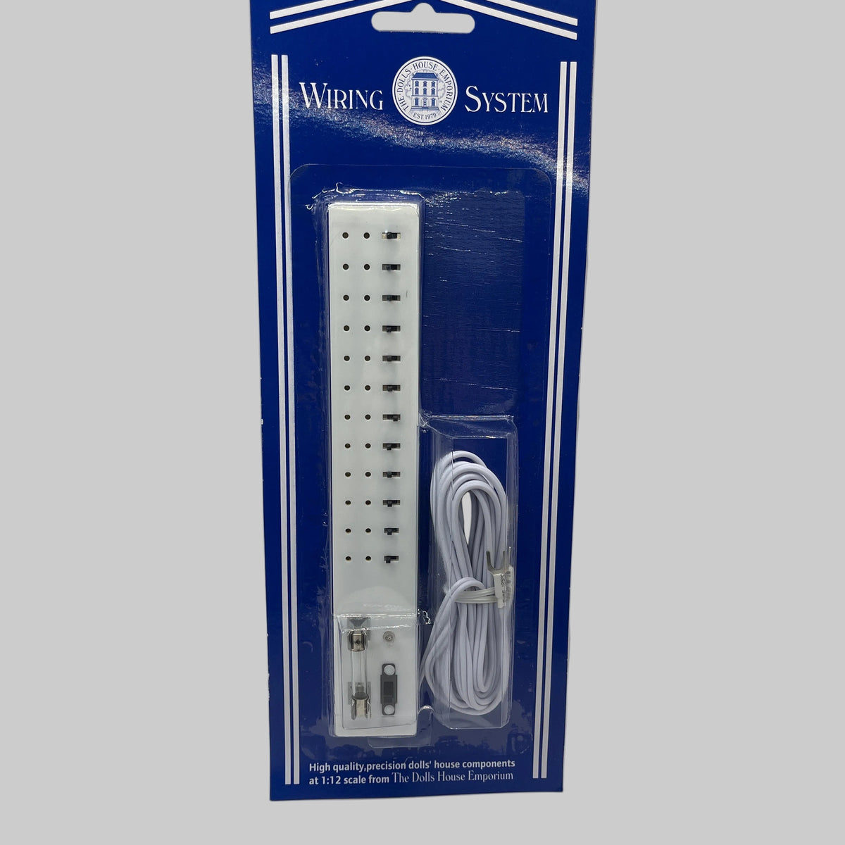 Dolls house switched socket strip