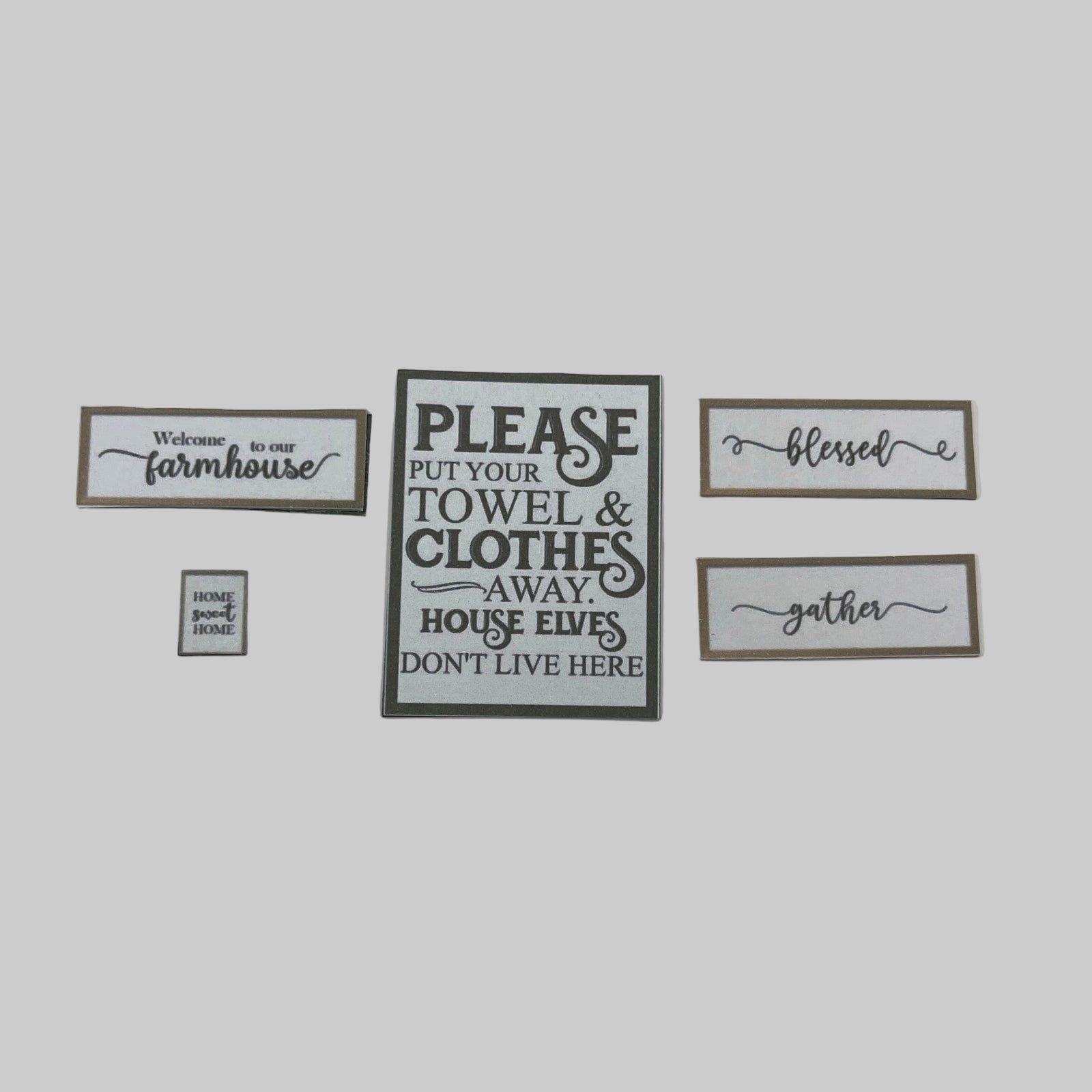 Dolls house wall art