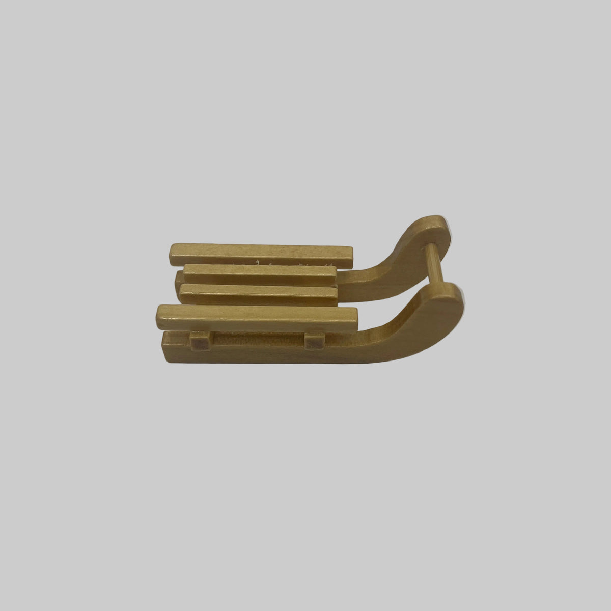 Dolls house wooden sledge