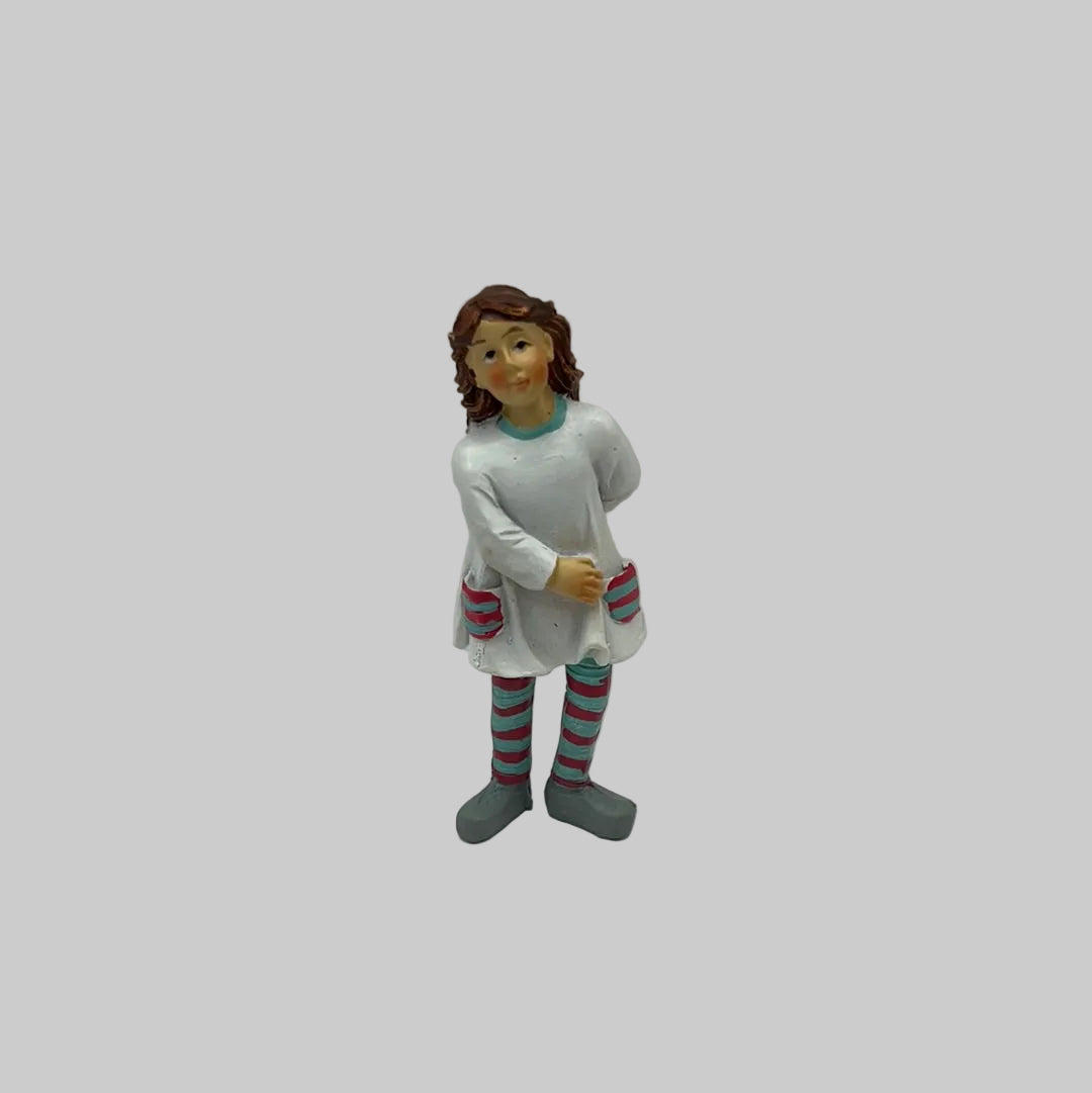 Dolls house young girl resin figure