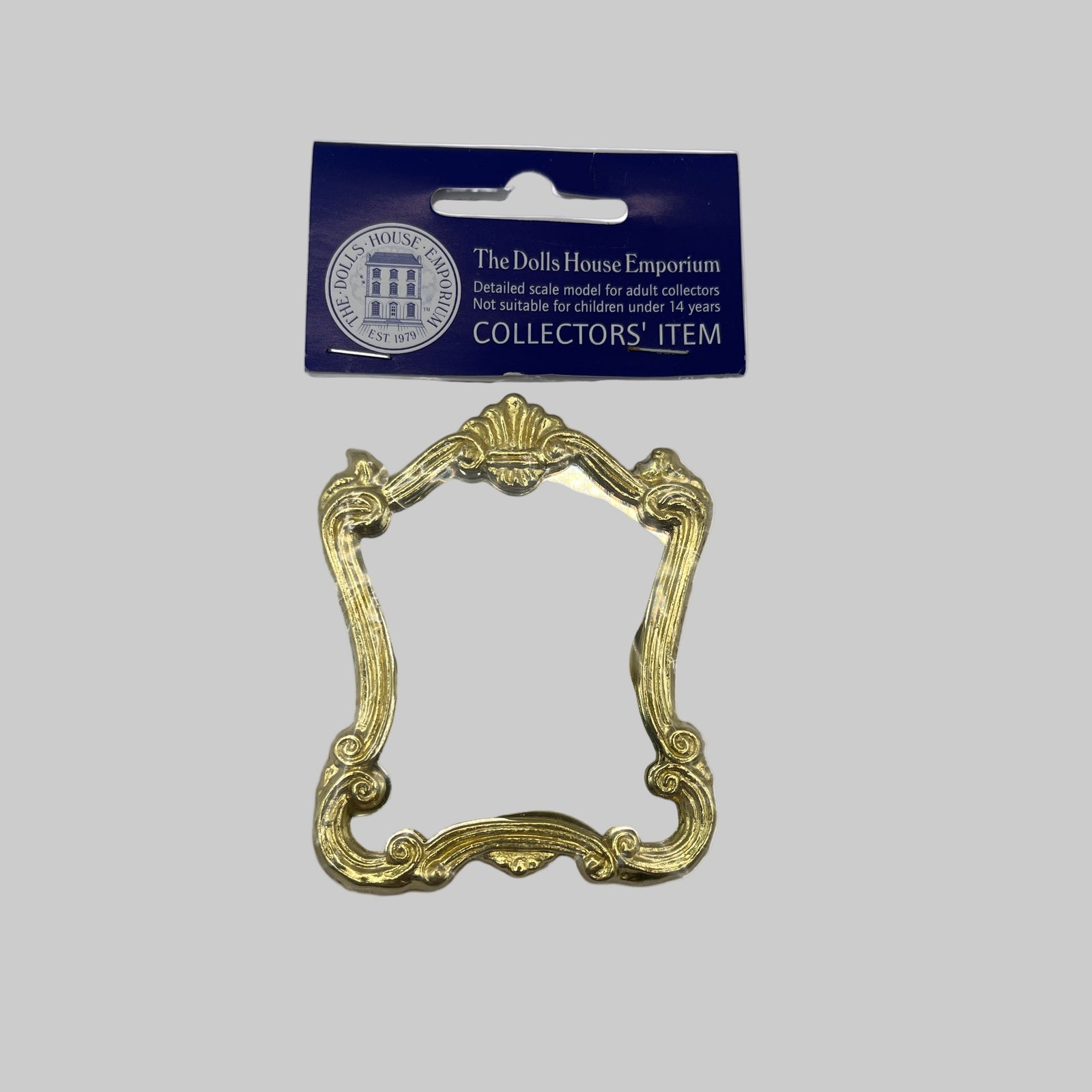 Gold shaped wall mirror