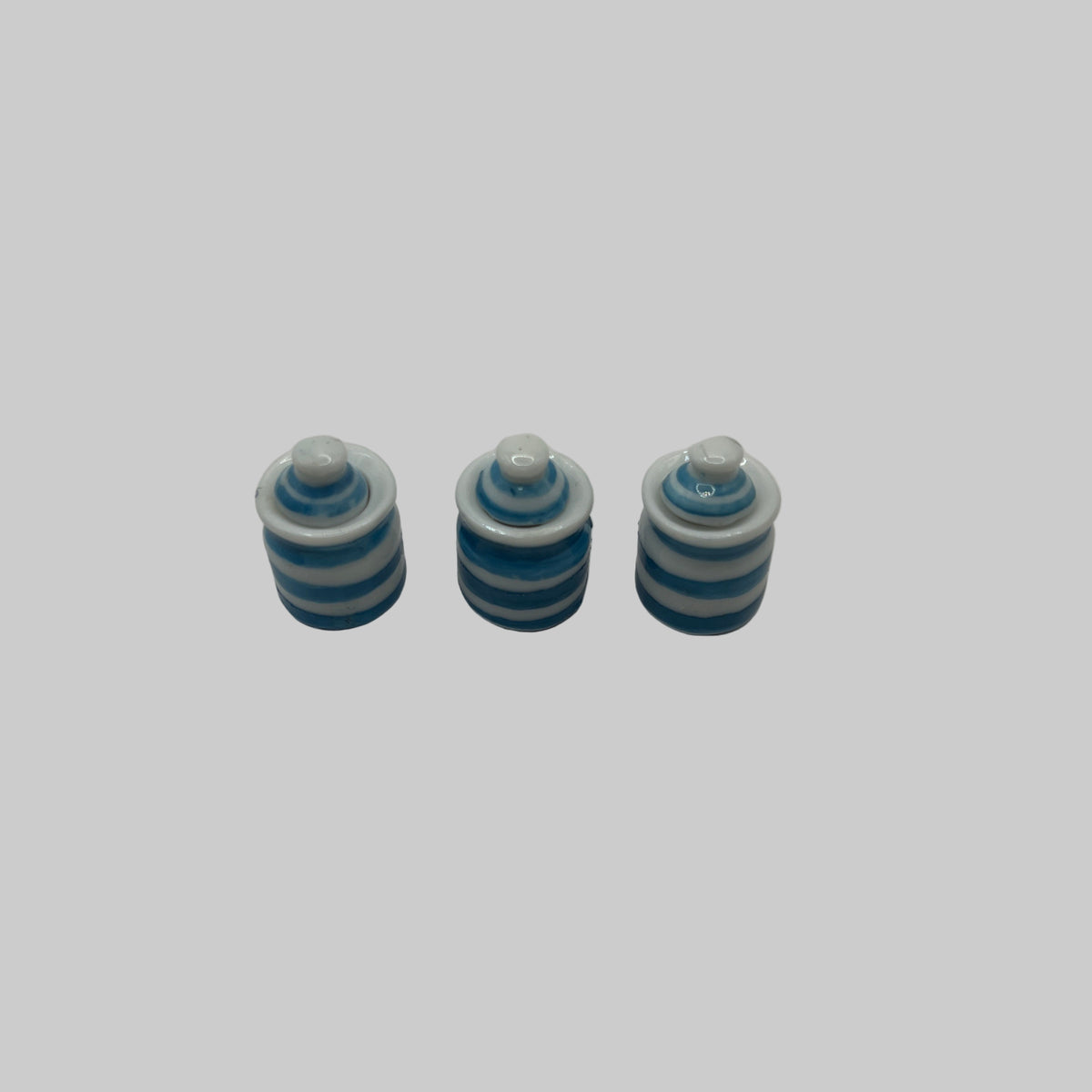 Cornishware storage jars