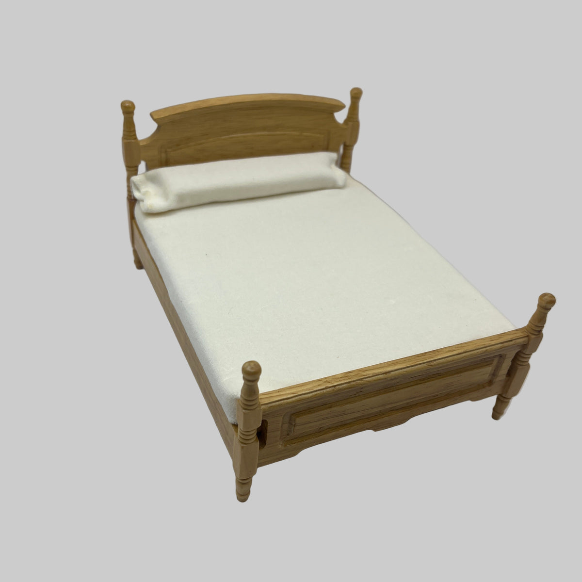 dolls house pine double bed