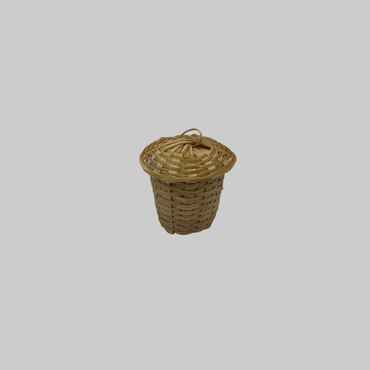 Laundry basket with lid