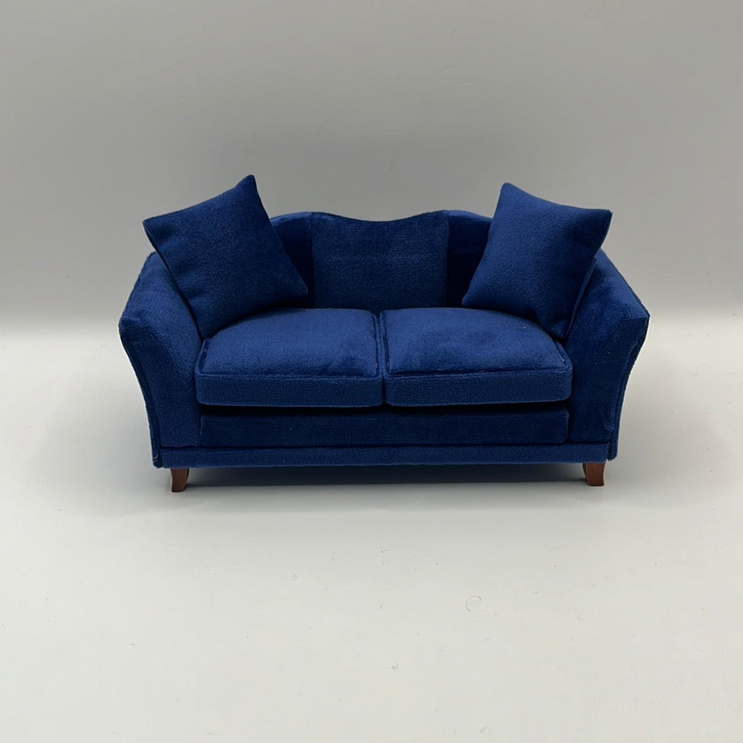 9315 - Royal blue modern sofa