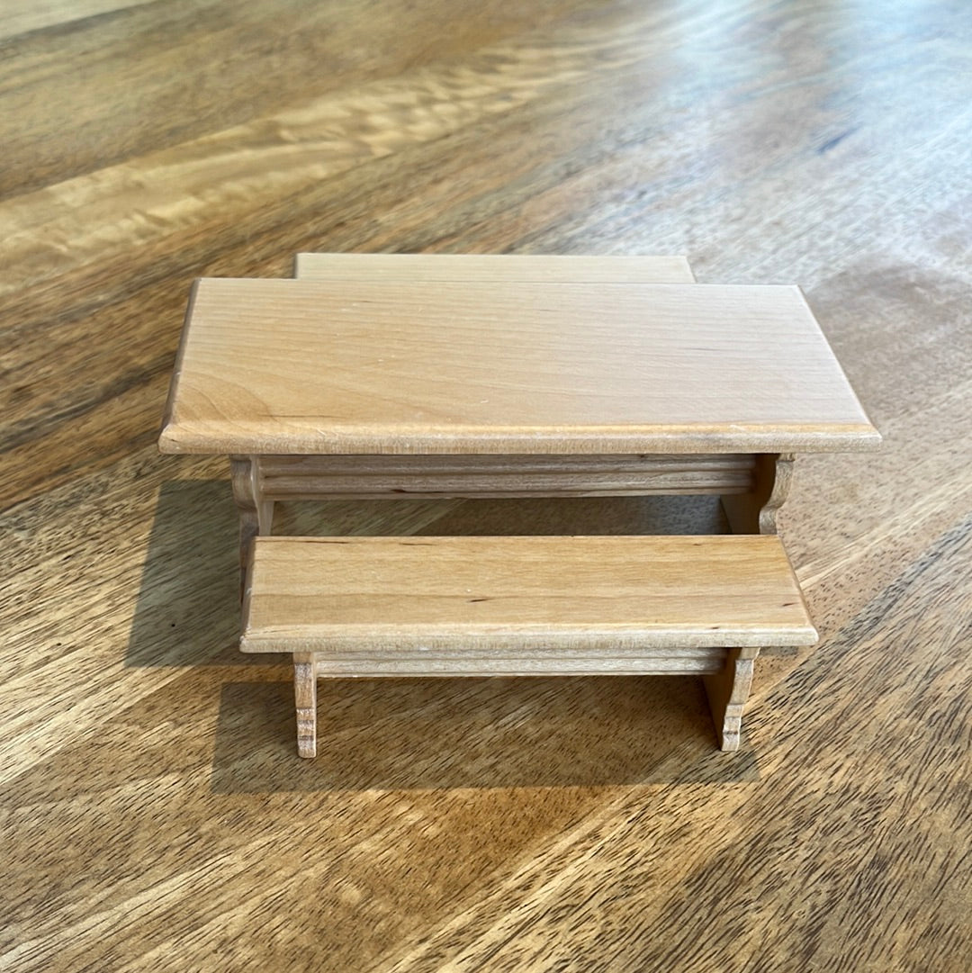 Pine table and benches